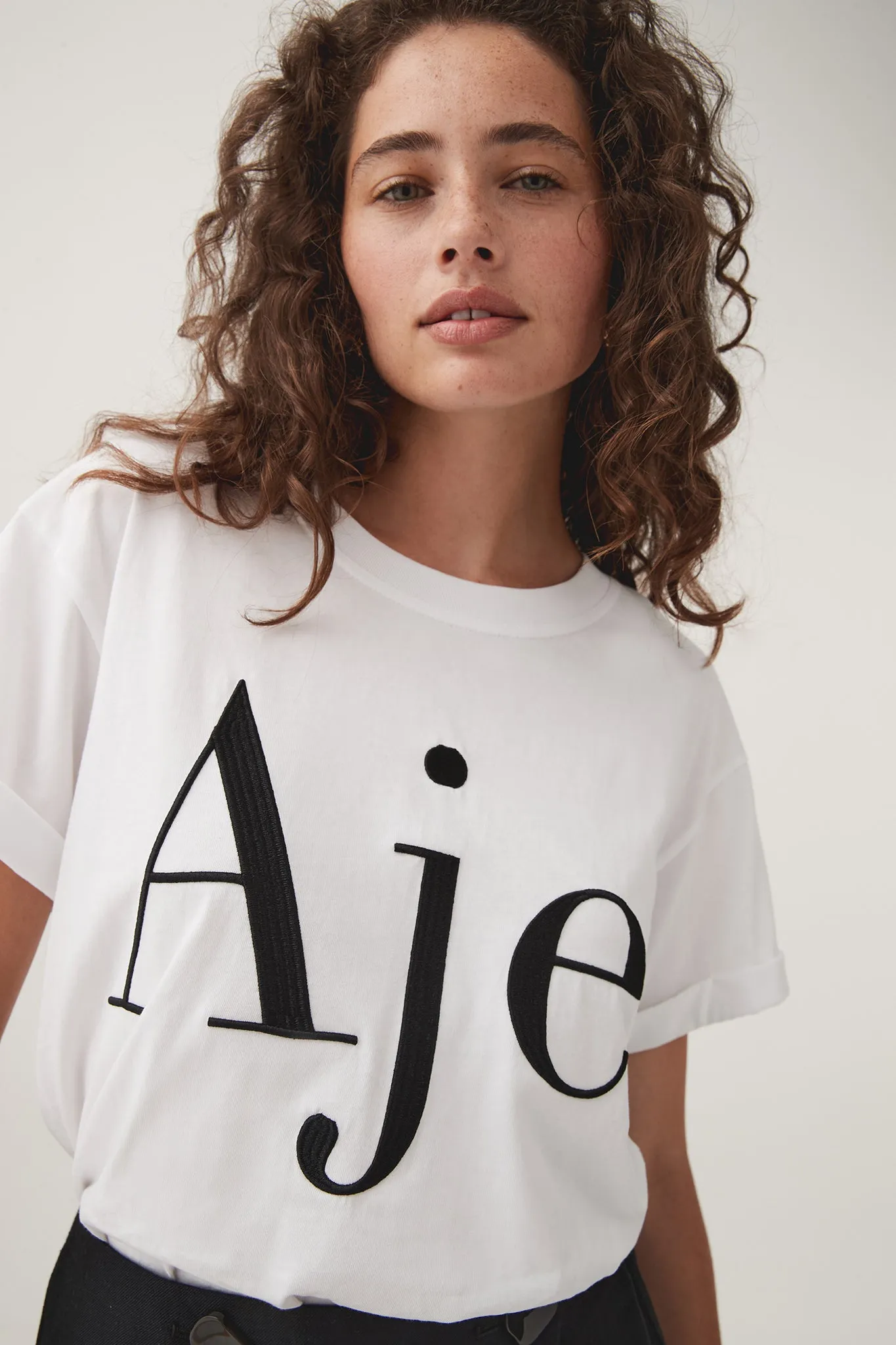 Alice Embroidered Logo Tee