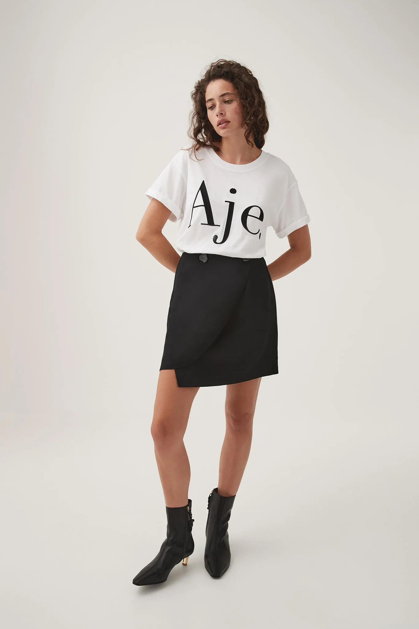 Alice Embroidered Logo Tee