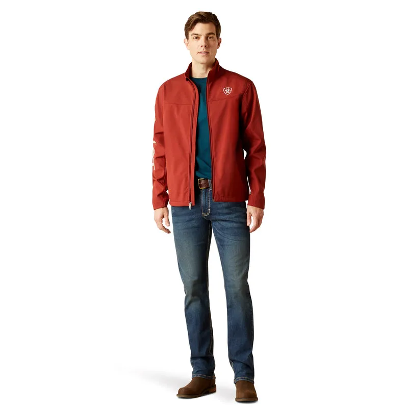 Ariat Mens New Team Softshell Jacket - Fired Brick