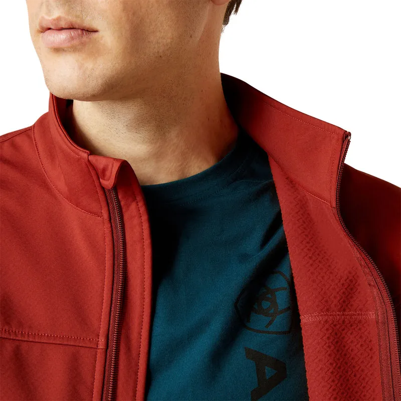 Ariat Mens New Team Softshell Jacket - Fired Brick