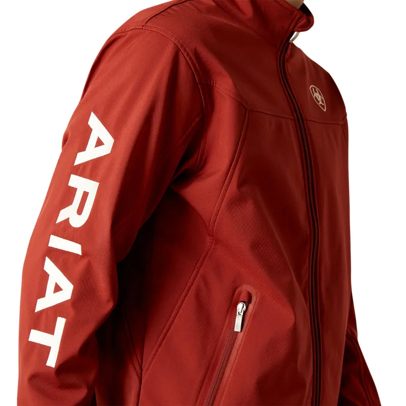 Ariat Mens New Team Softshell Jacket - Fired Brick