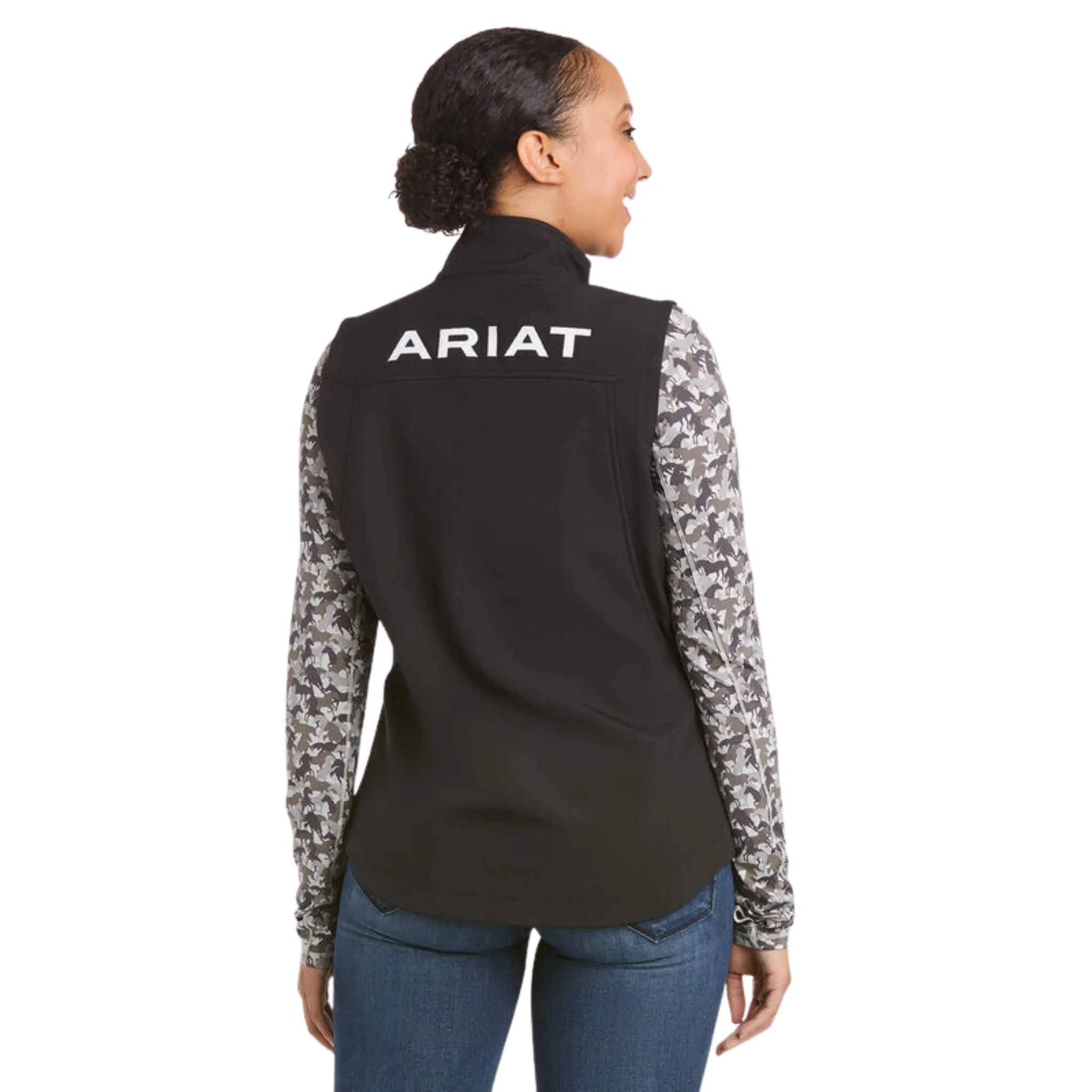 ARIAT WOMEN'S NEW TEAM SOFTSHELL VEST BLACK - 10020762