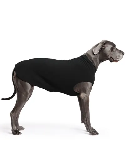 black stretch fleece