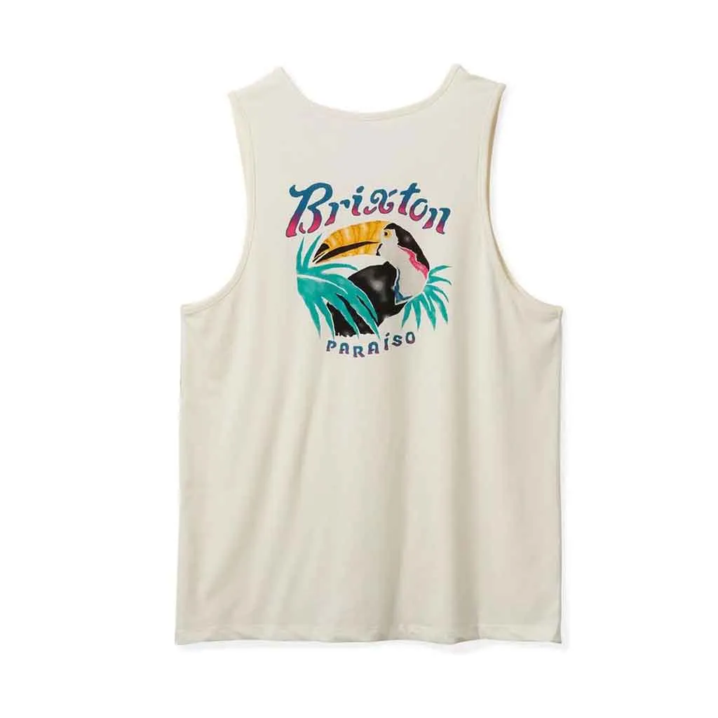 Brixton Paraiso Tank Top - Off White