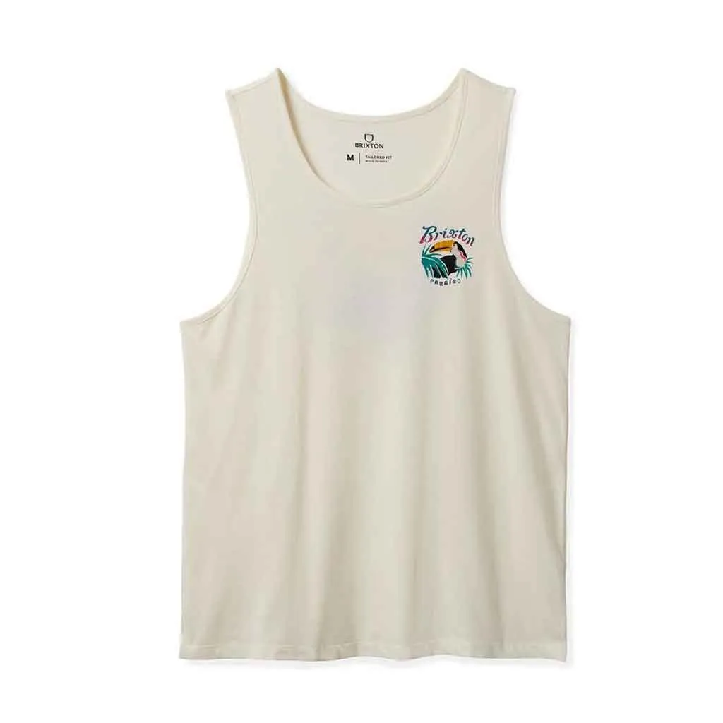 Brixton Paraiso Tank Top - Off White