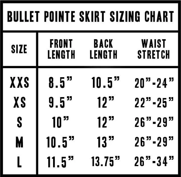 Bullet Pointe Pull on Skirt