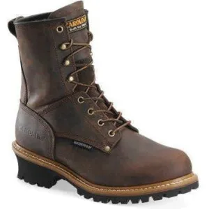 Carolina Men's Elm 8” Waterproof Logger Work Boot - Brown - CA8821