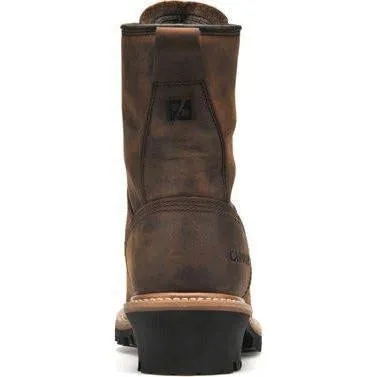 Carolina Men's Elm 8” Waterproof Logger Work Boot - Brown - CA8821