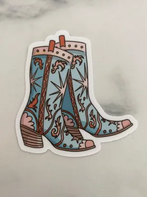 Coastal Cowgirl Boots | Sticker