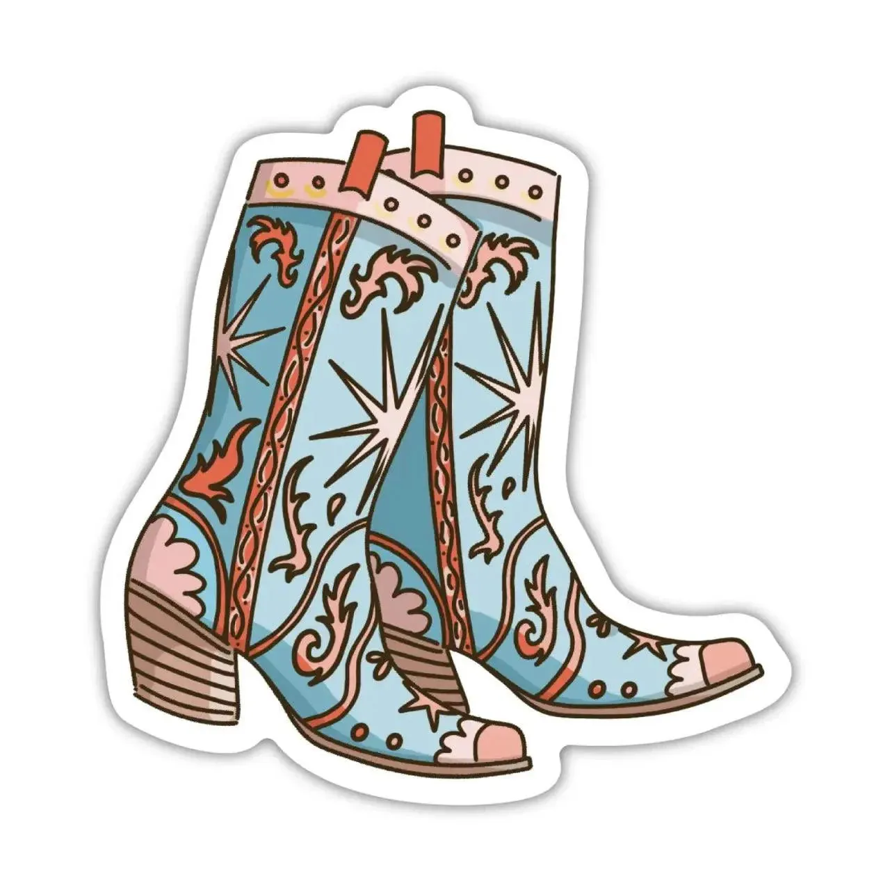 Coastal Cowgirl Boots | Sticker