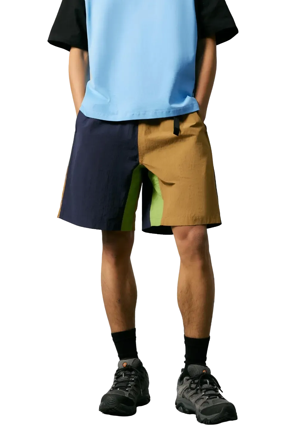 Colorblock Waterproof Shorts