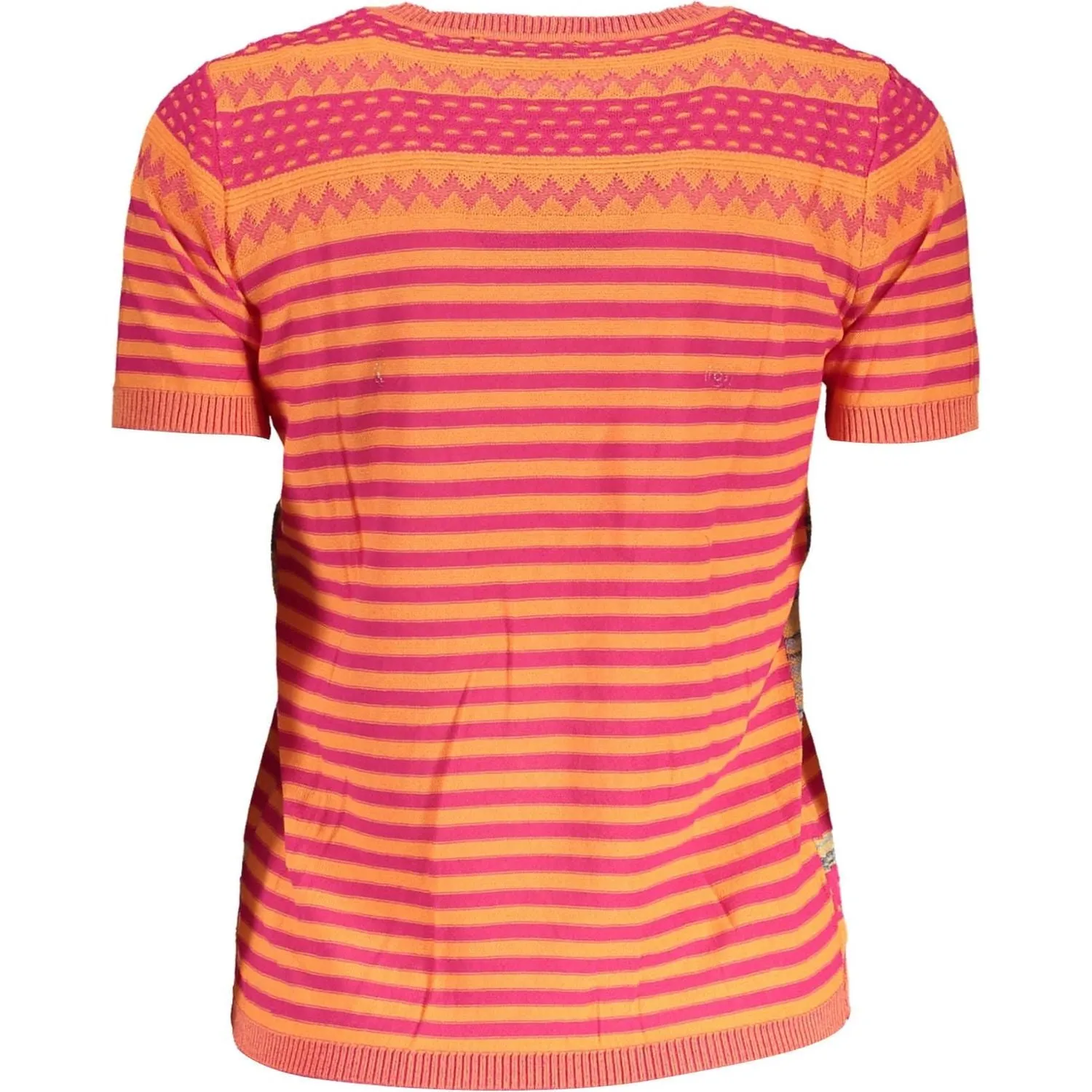 Desigual Orange Cotton Women Sweater