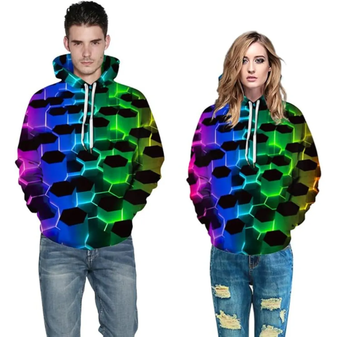 Devon Sport Unisex 3D Novelty Pull-Over Hoodie