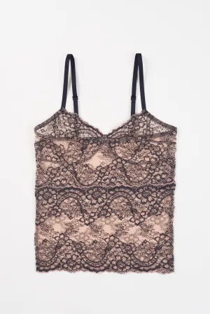 Farah Soft Camisole | Nude/Black