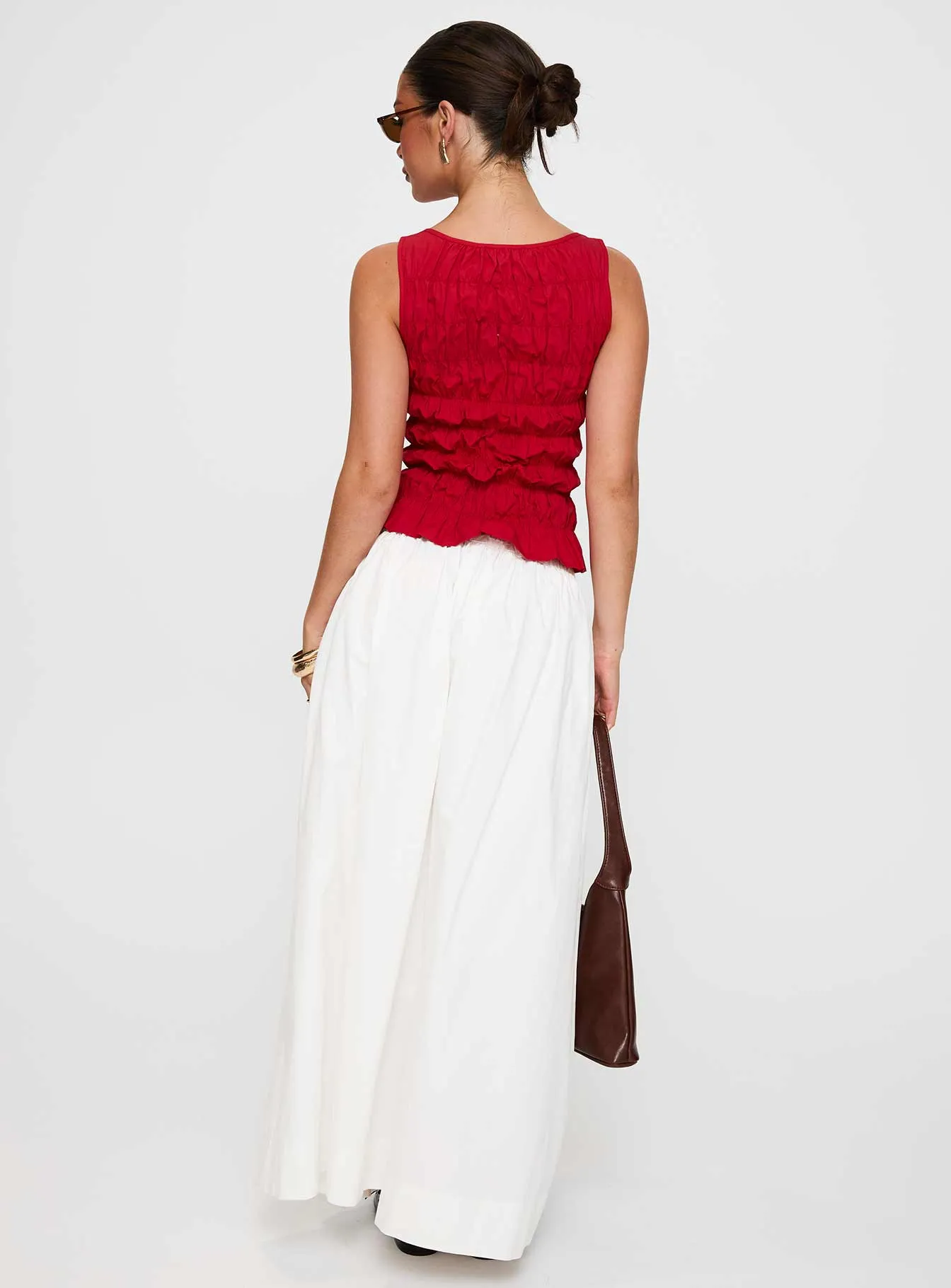 Felipa Maxi Skirt White