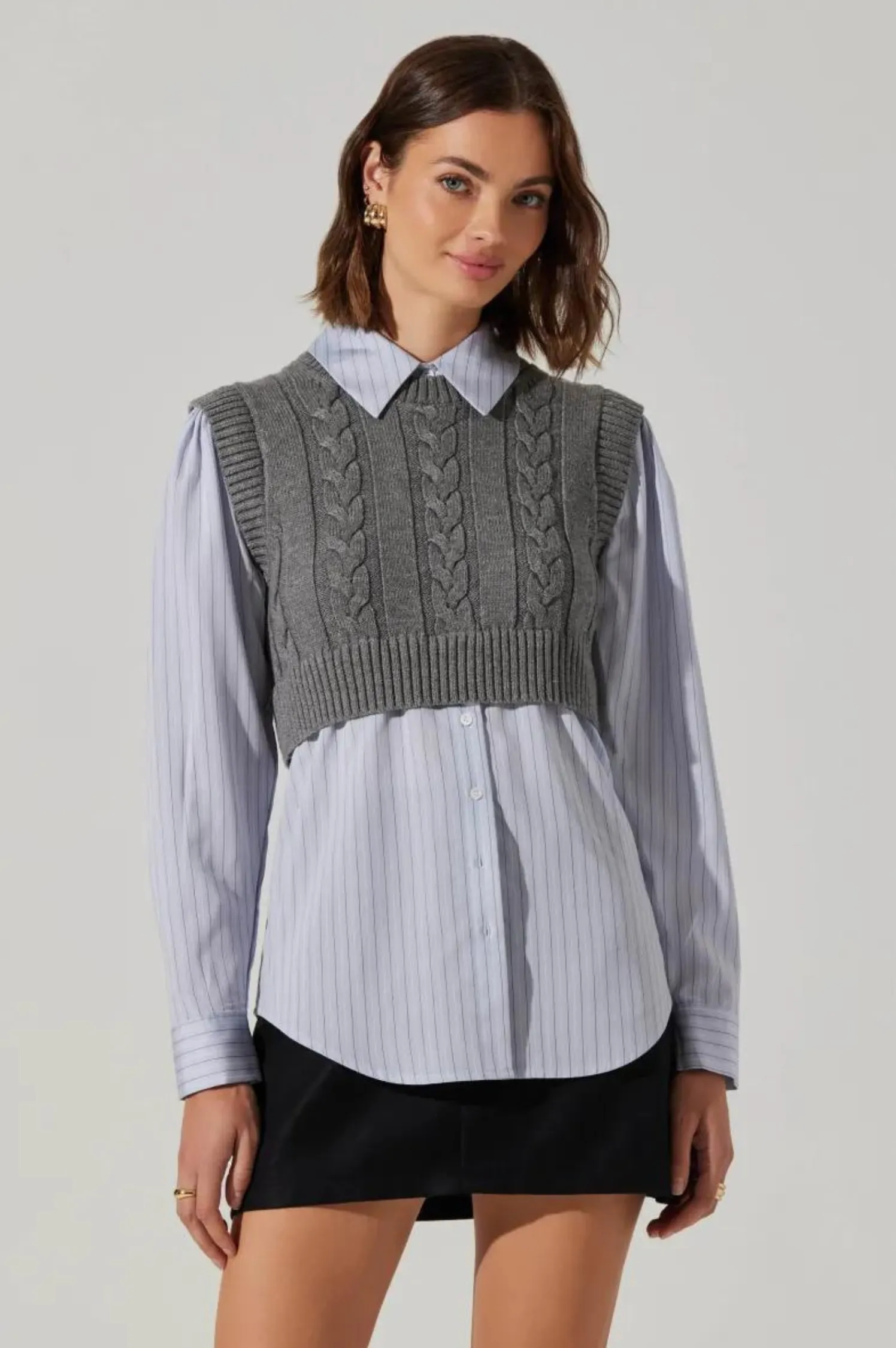 Flannery Layered Sweater Top