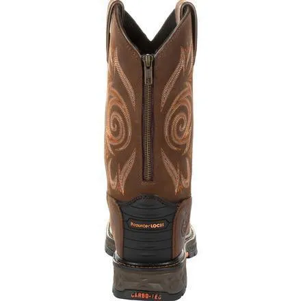 Georgia Men's Carbo-Tec LT 11" Stl Toe WP Western Work Boot Brown - GB00264