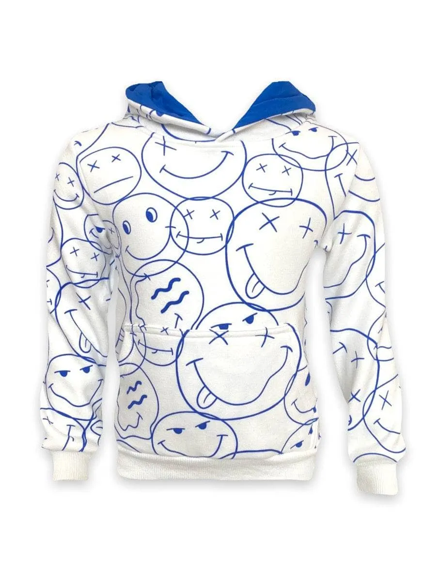 Happy Doodle Plush Lined Hoodie