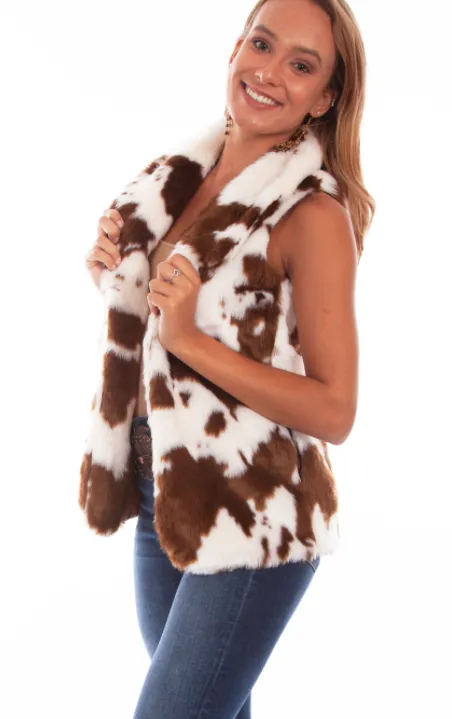 Honey Creek by Scully Faux Fur Calf Vest