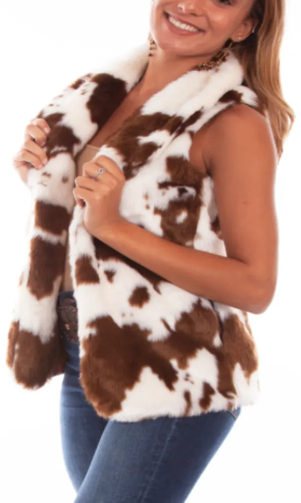 Honey Creek by Scully Faux Fur Calf Vest