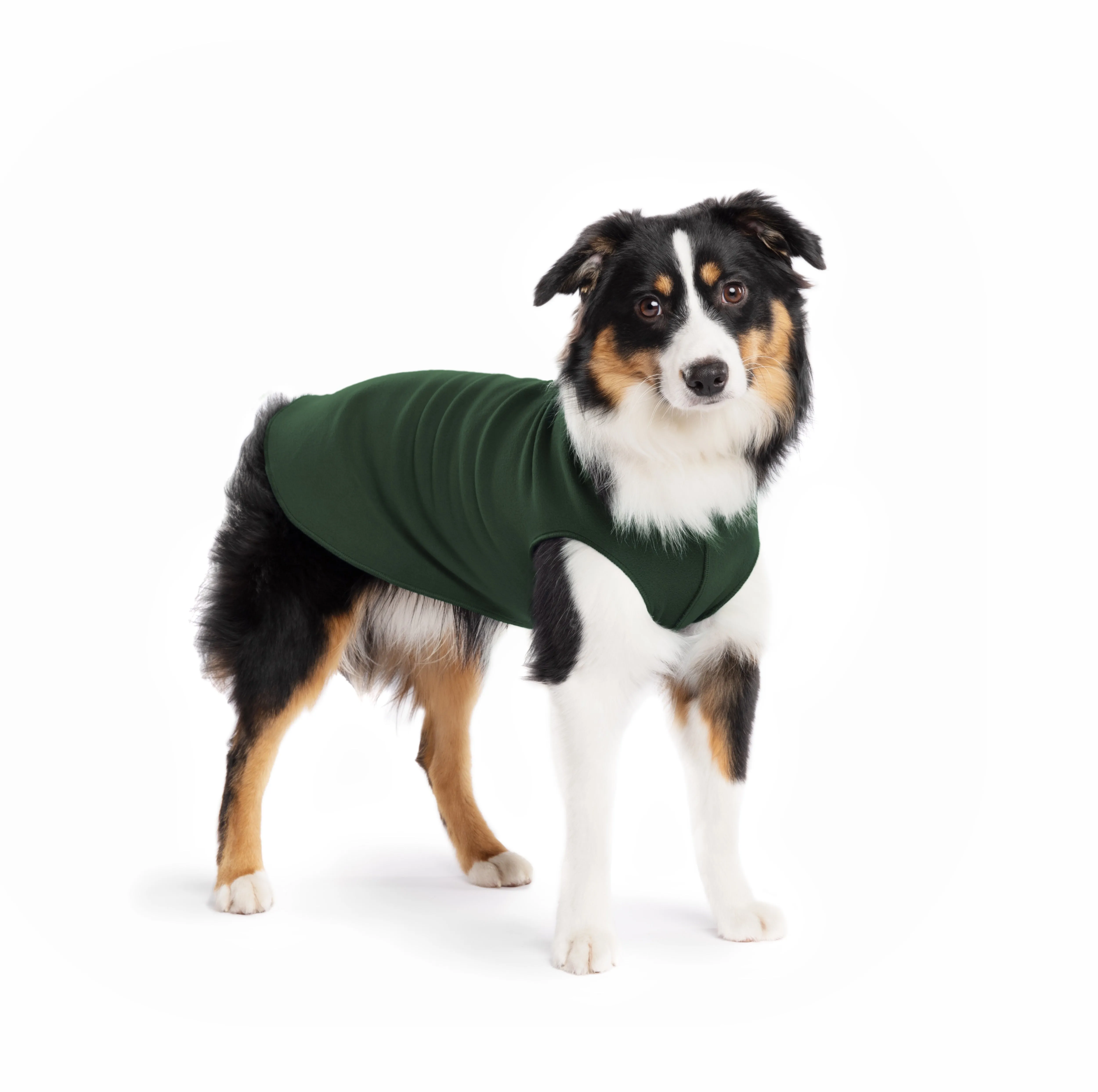 hunter green stretch fleece