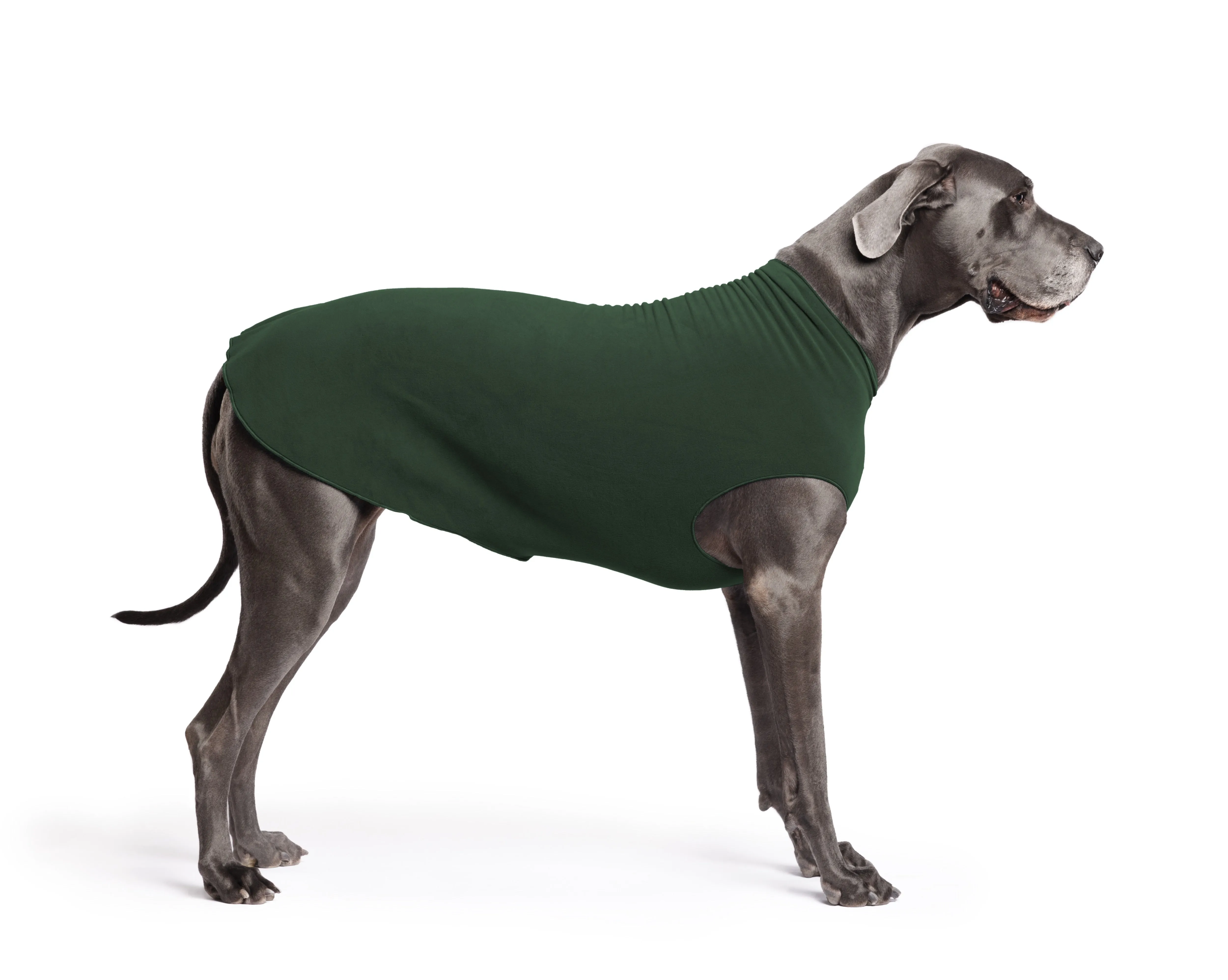 hunter green stretch fleece