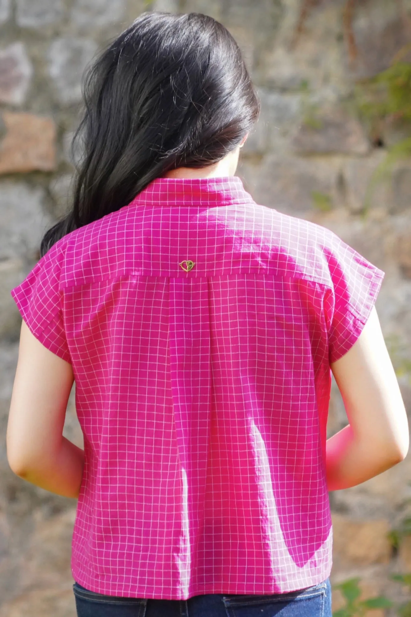 London - Bright Pink Crop Top