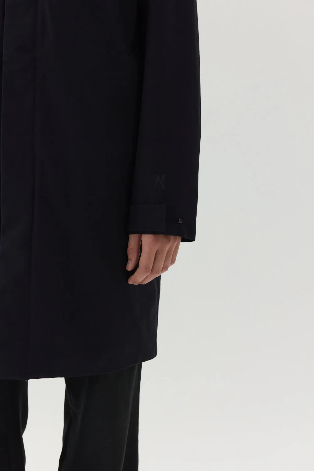 LONG DONG POLYRAYON WOOL LOOK AW24 NAVY