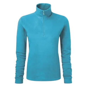 Manbi Womens Microfleece Zip Turquoise