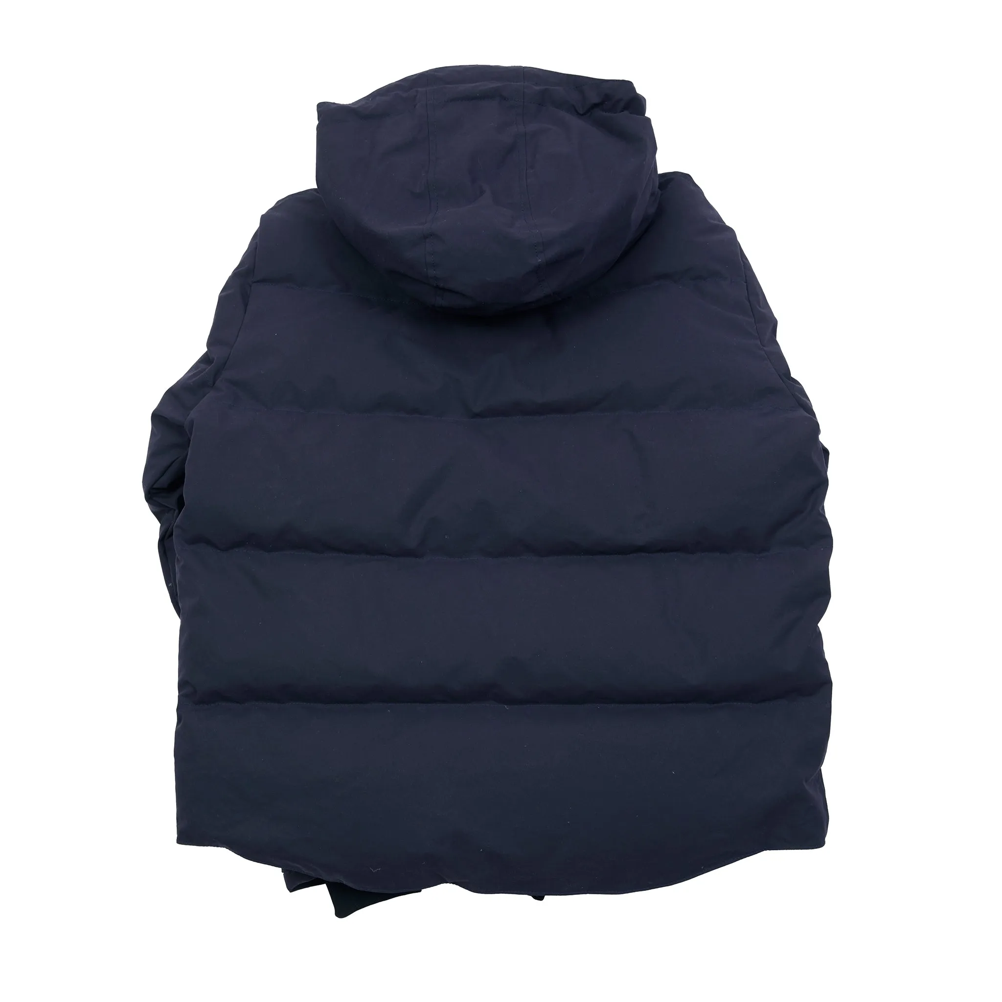 Manifattura Ceccarelli Down Hooded Jacket in Navy