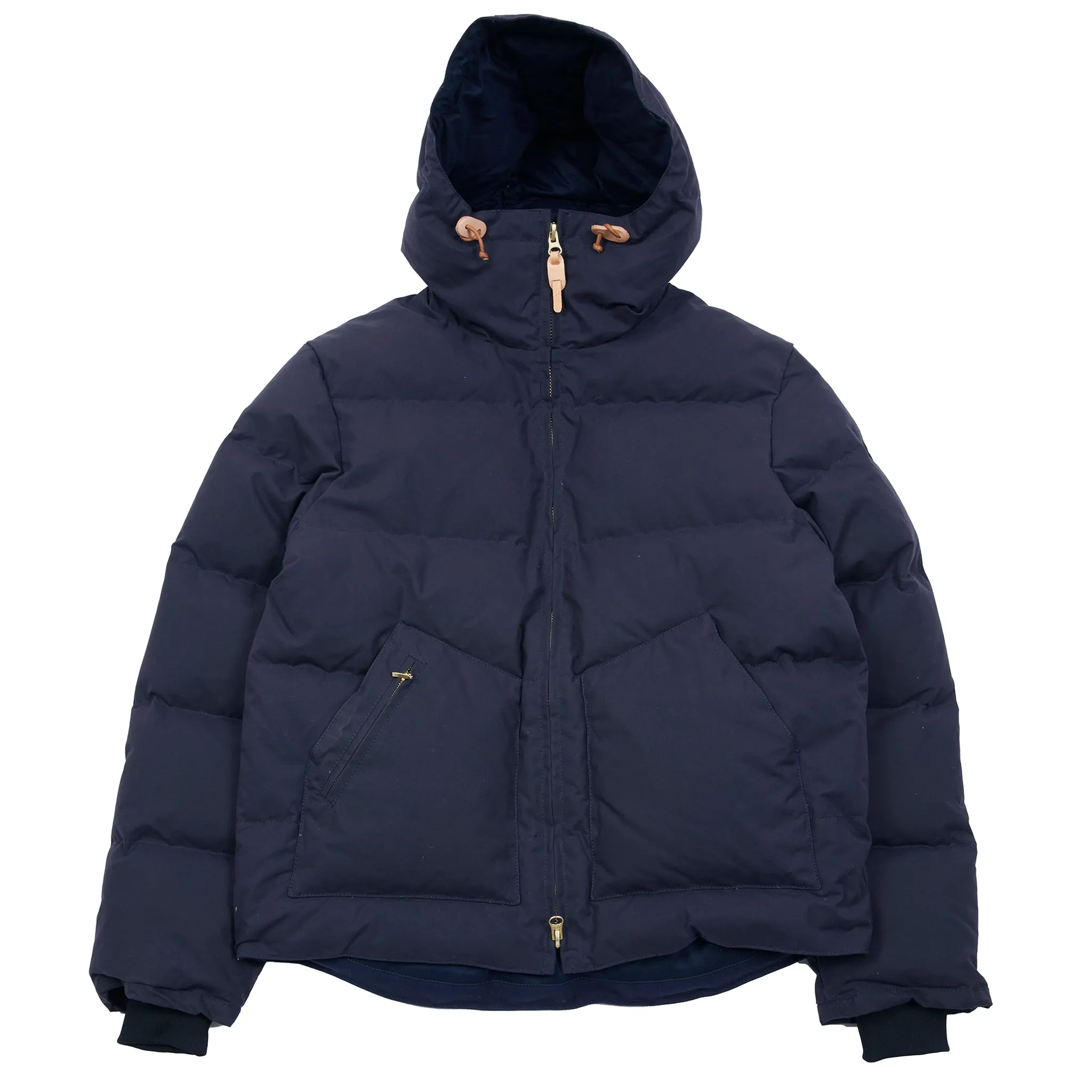 Manifattura Ceccarelli Down Hooded Jacket in Navy