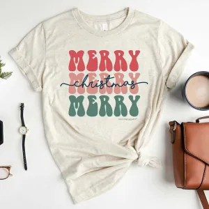 Merry Merry Christmas Short Sleeve T-Shirt