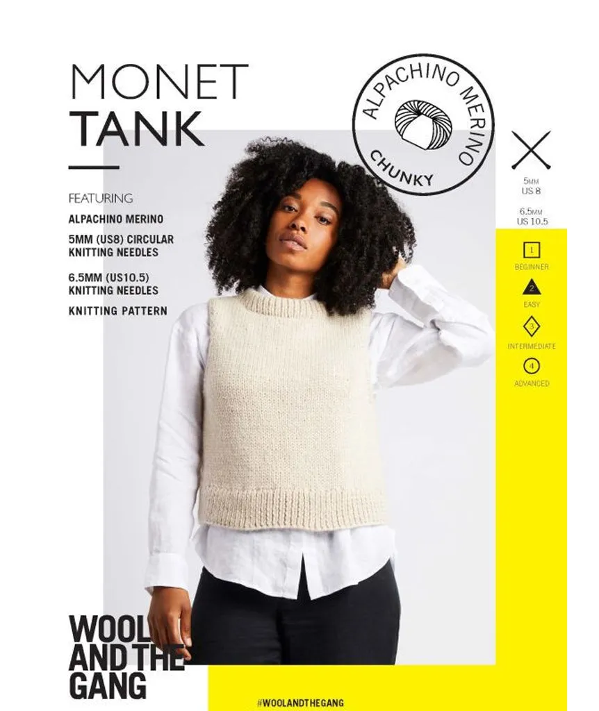 Monet Tank by Wool and the Gang Using Alpachino Merino