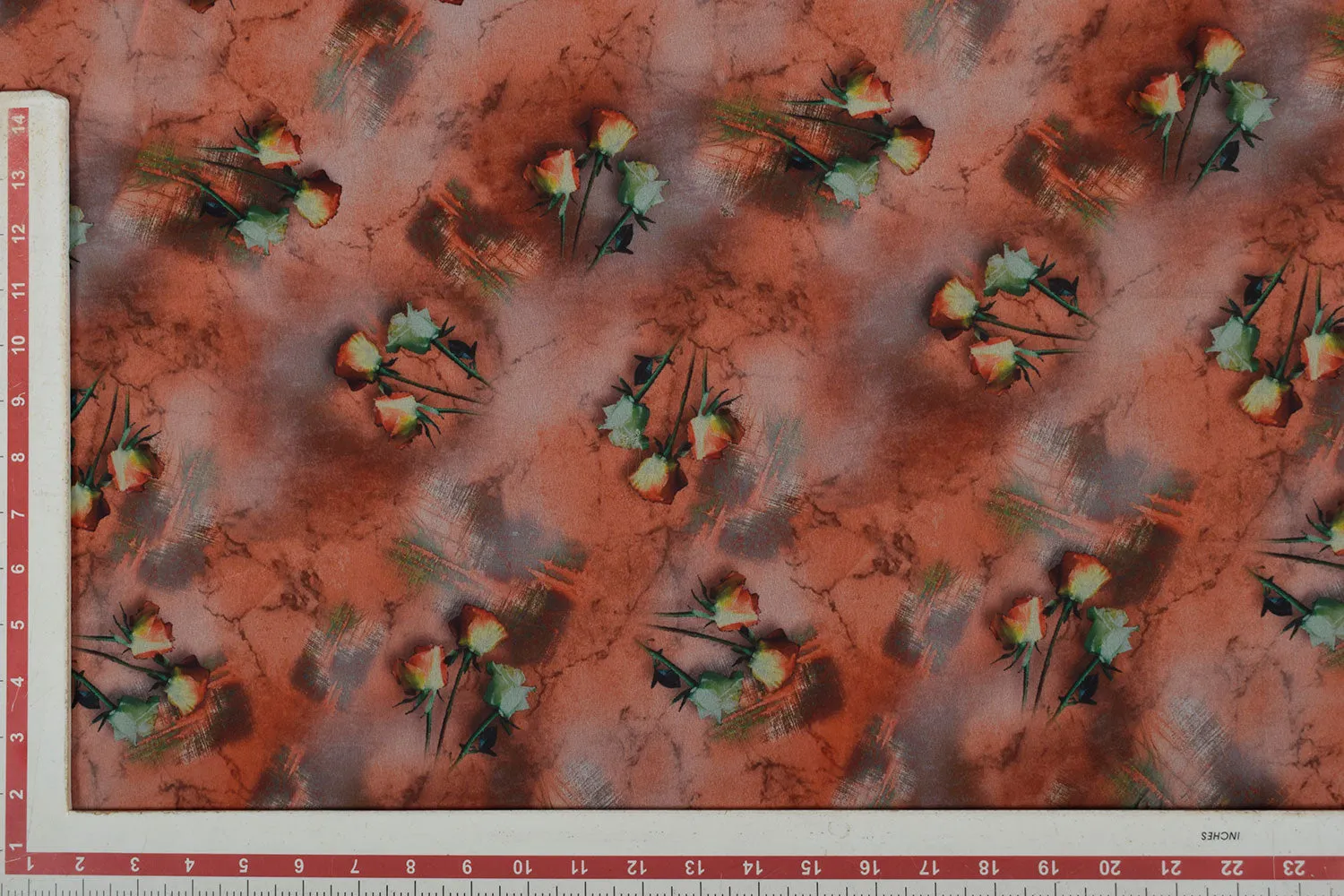 Multicolour Printed Georgette Fabric