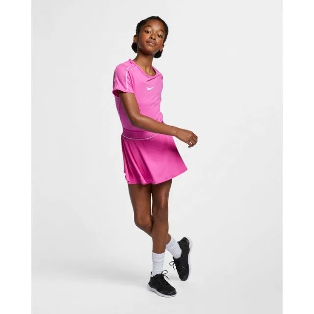 Nike Girls&#39; Tennis Ar2348-623 Dry Top Shirts Pink