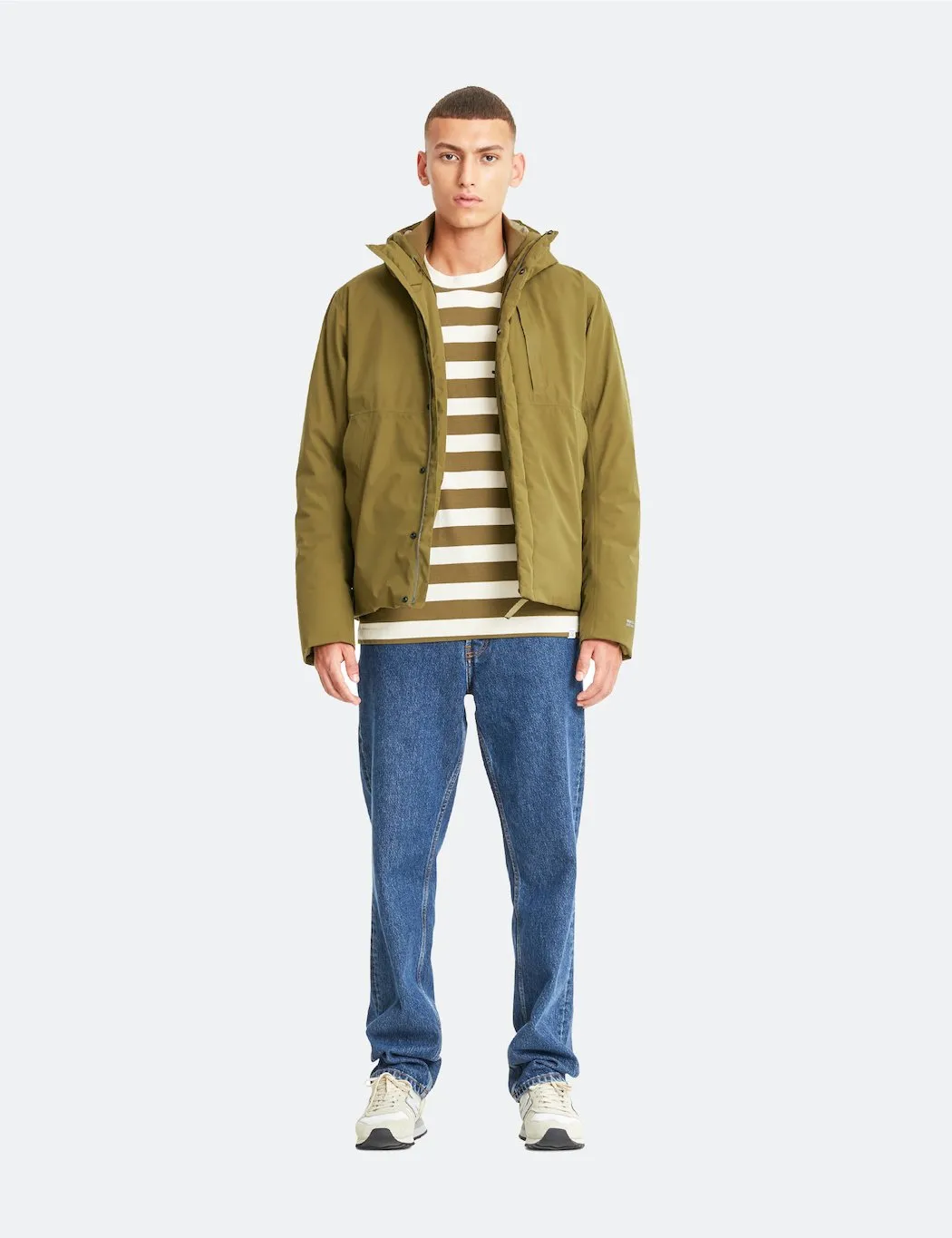 Norse Projects Fyn Down Gore Tex Jacket - Sitka Green