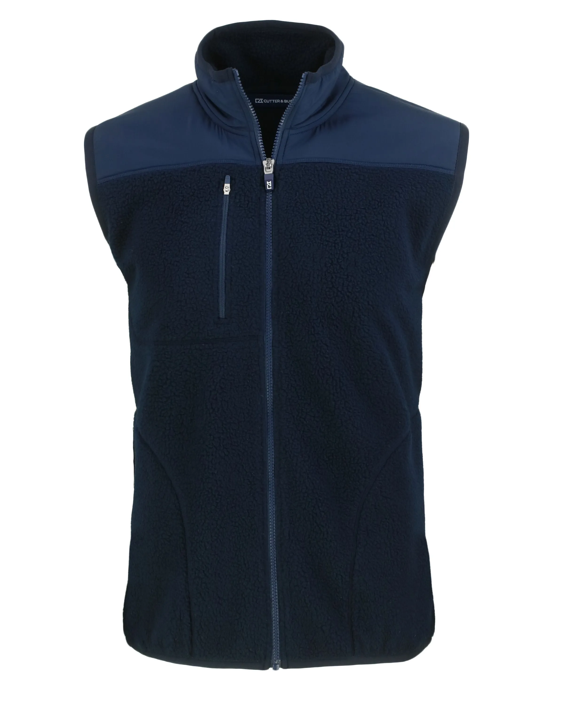 OUTLET-Cutter & Buck Tall Cascade Eco Sherpa Fleece Vest