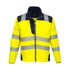 Portwest T402 PW3 Hi-Vis Softshell Jacket, Water Resistant and  Breathable