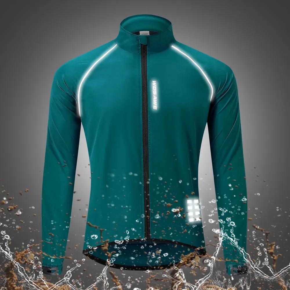 Reflective Men's Cycling Jackets Windproof Riding Bicycle Clothing Windbreaker Outdoor Sports Running MTB Bike Mesh Vest