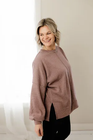 Relaxed Fleece Lined Pullover