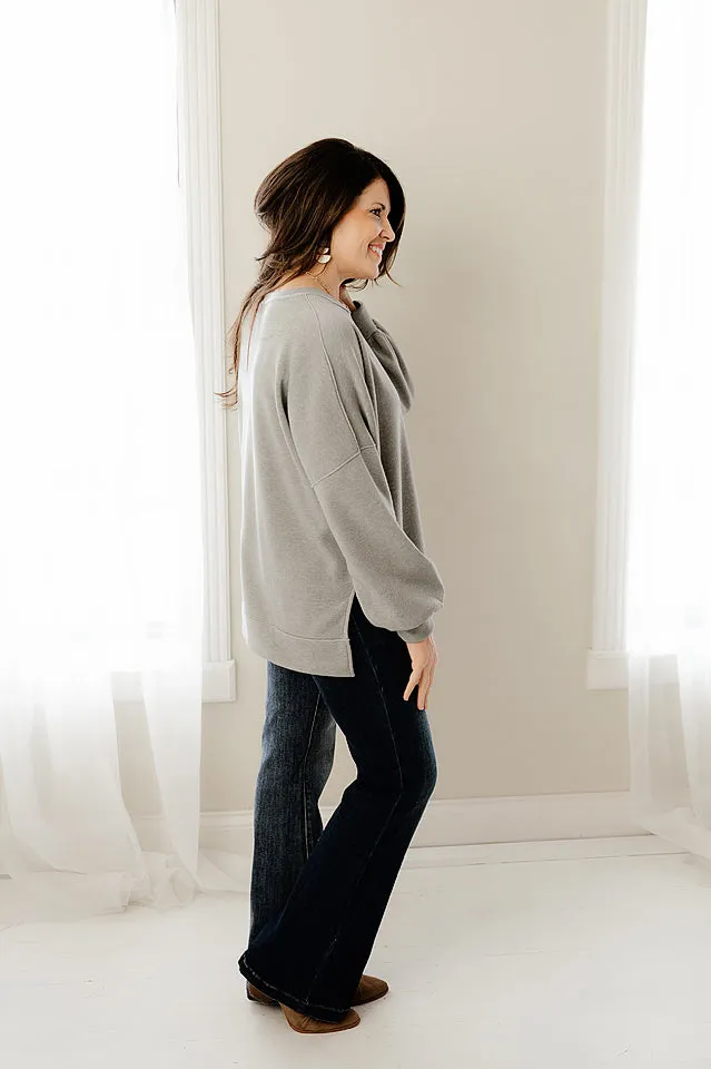 Relaxed Fleece Lined Pullover