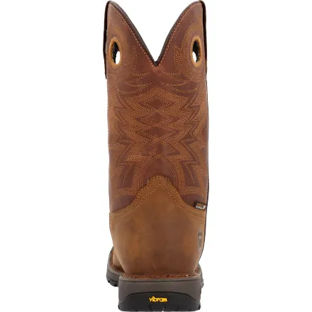 Rocky RKW0380 Men's 11" Legacy 32 Brown Waterproof Soft Toe Western Square Toe Boot (SHOP IN-STORE TOO)