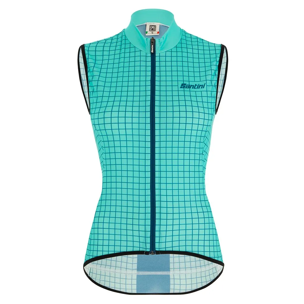 Santini Nebula Womens Vest (Aqua)