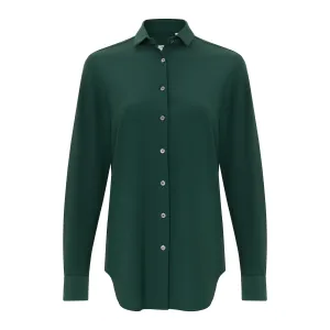 Skin Like Relaxed Button Down - Forest