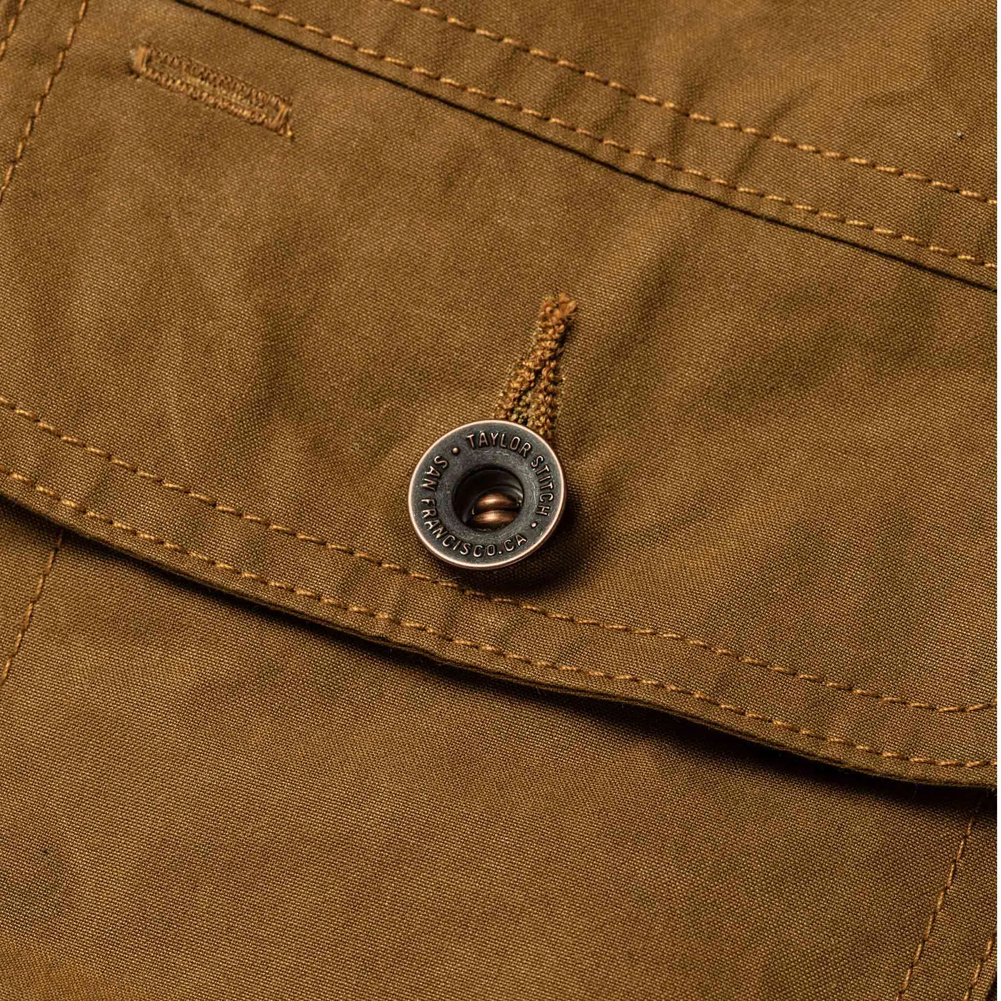 The Lined Long Haul Jacket in Harvest Tan Dry Wax