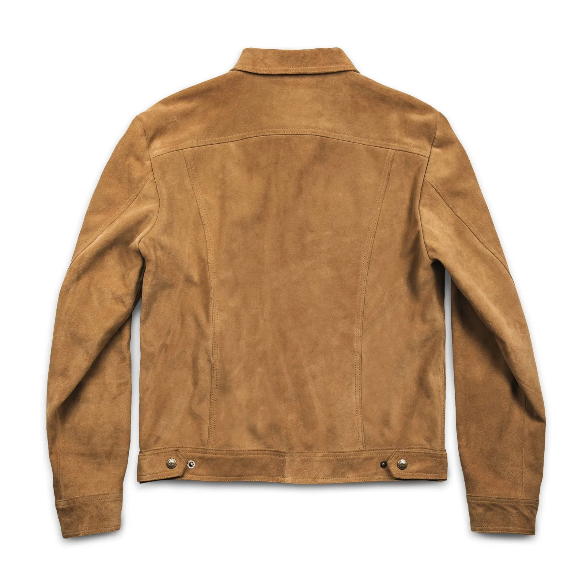 The Long Haul Jacket in Sand Weatherproof Suede