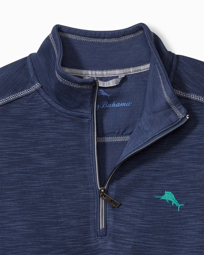 Tobago Bay Half-Zip Sweatshirt in Island Navy by Tommy Bahama