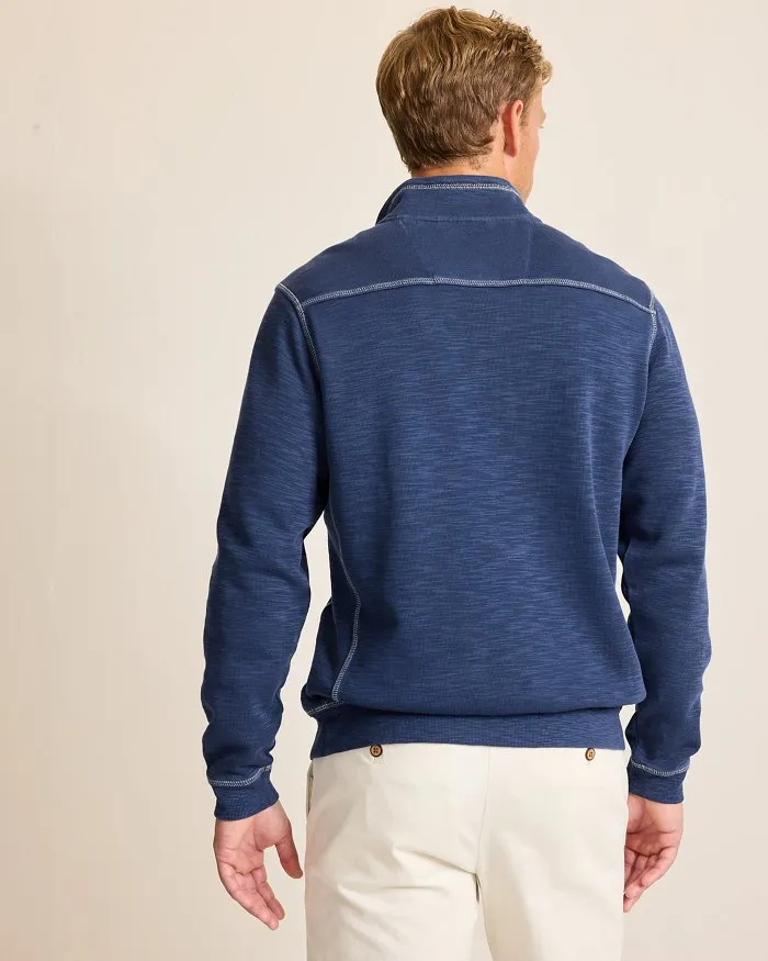 Tobago Bay Half-Zip Sweatshirt in Island Navy by Tommy Bahama