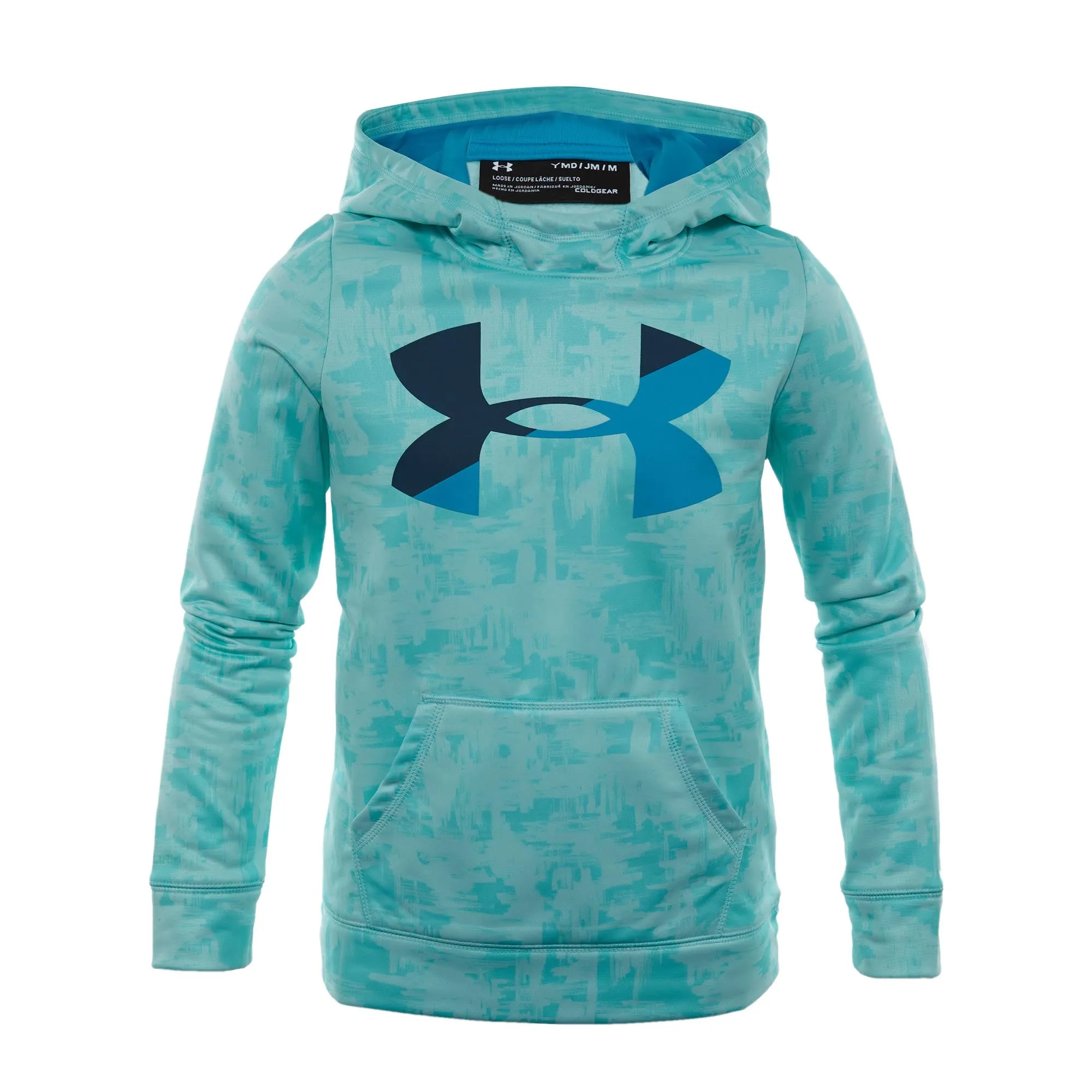 Underarmour Fleece Big Logo Novelty Hoodie Big Kids Style : 1298861-942