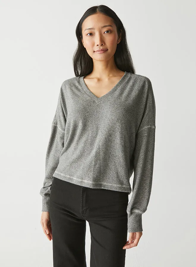 Vic Sparkle Relaxed V-Neck